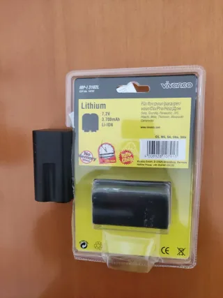 Batería Vivanco Camcorder Accu 7.2V 3700mAh