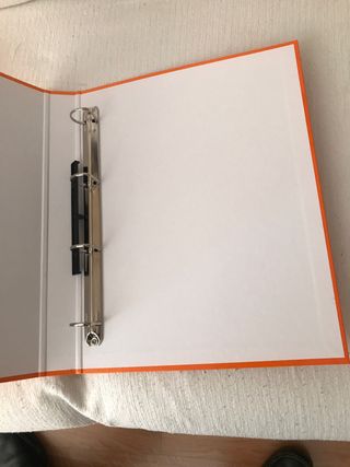 3 Carpetas Folio 4 Anillas Rojas