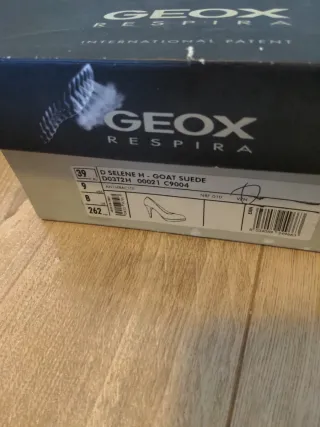 Zapatos Geox Mujer Talla 39 Gris