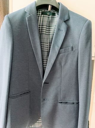 Americana azul hombre talla XS