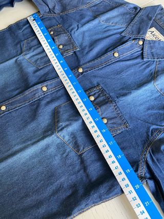 Set 2 Camicie Denim Cotone Alcott