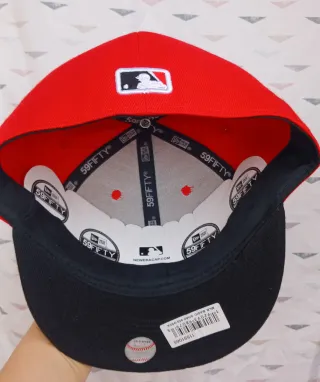 Gorra New Era Angels Roja y Negra