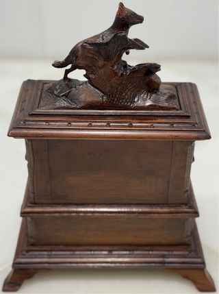 ANTIGUA CAJA SELVA NEGRA ALEMANIA SIGLO XIX