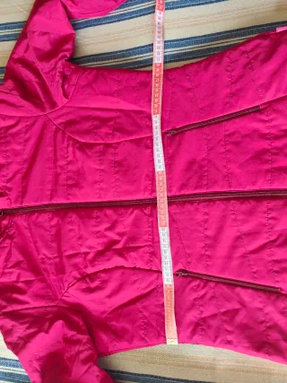 Abrigo acolchado rosa