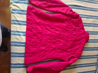 Abrigo acolchado rosa