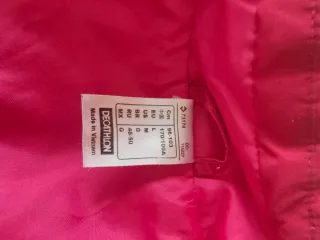 Abrigo acolchado rosa