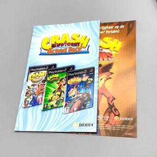 Crash Bandicoot Action Pack PS2 Sony Playstation 2