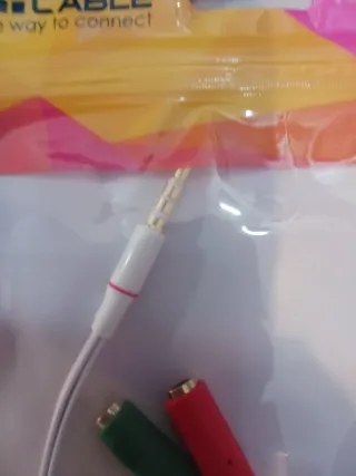 Cable Audio Jack Macho a 2 Hembras NanoCable x 2