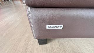 Sofa Chaiselongue / cheslong Grandfort Piel Marrón