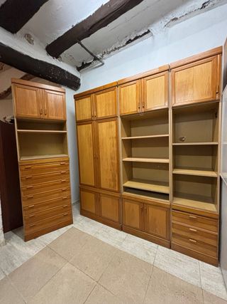 Muebles Modulares Madera Beige/Marrón