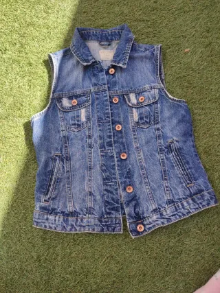 Chaqueta tejana Letfis azul