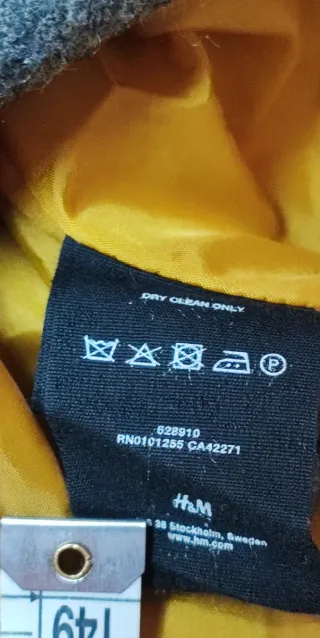 Giacca H&M grigia in lana