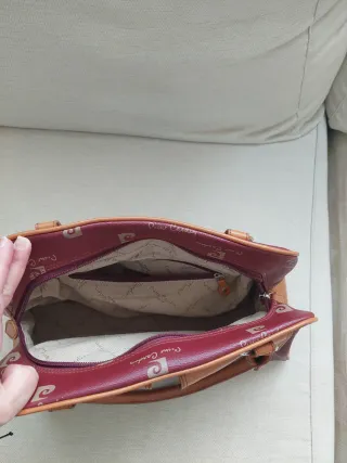 Bolso Pierre Cardin Mujer Marrón y Vino