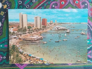 Postal Santiago de la Ribera vista parcial