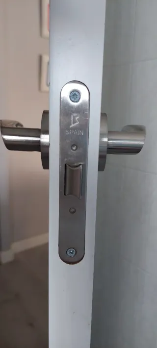 Puerta interior blanca con 3 cristales