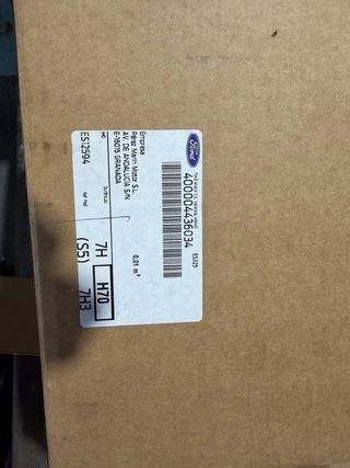 Cuadro Ford Transit Custom