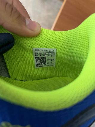 Botas Futsal Adidas Azul y Verde