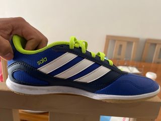 Botas Futsal Adidas Azul y Verde