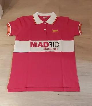 Polo Madrid Rojo y Blanco