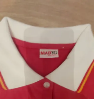 Polo Madrid Rojo y Blanco