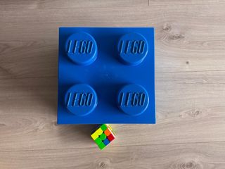 Caja Almacenaje Lego Azul