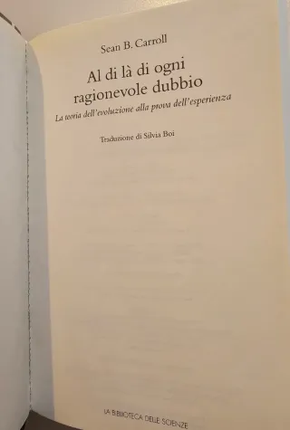2 saggi a favore della teoria dell'evoluzione