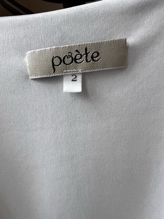 Blusa Poète Blanca Talla S