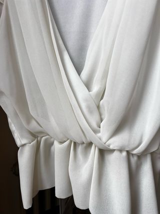 Blusa Poète Blanca Talla S