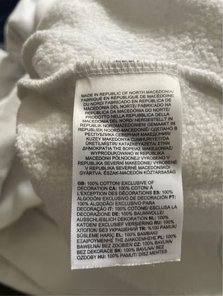 Sudadera The North Face Blanca Talla XXL