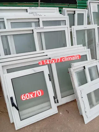 Ventana aluminio 74x123 Climalit
