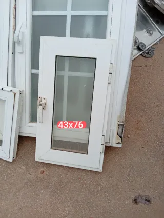 Ventana aluminio 74x123 Climalit