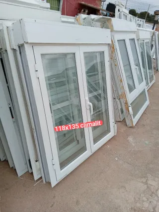 Ventana aluminio 74x123 Climalit