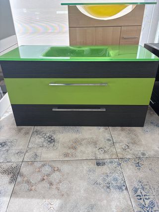 Mueble de baño suspendido 100cm