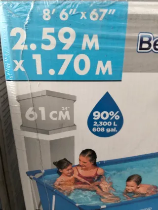 Piscina Desmontable Tubular Steel Pro 259x170x61