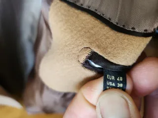 Abrigo Massimo Dutti Lana Beige