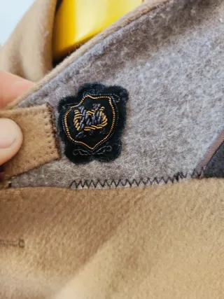 Abrigo Massimo Dutti Lana Beige