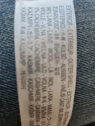 Abrigo Massimo Dutti Lana Beige