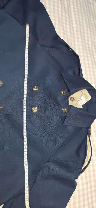 Gabardina capa azul marino Talla L/XL