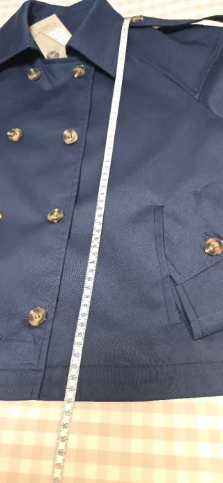 Gabardina capa azul marino Talla L/XL