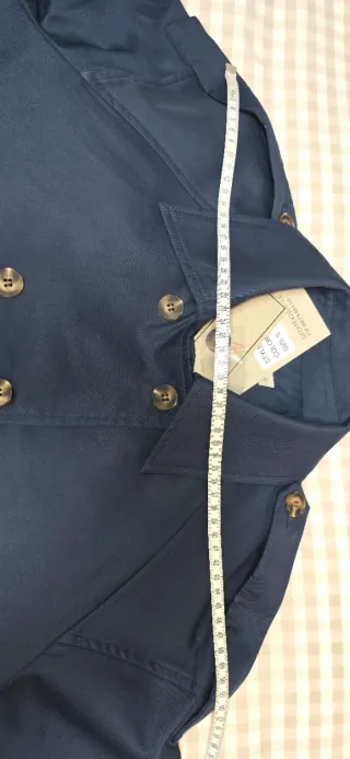 Gabardina capa azul marino Talla L/XL