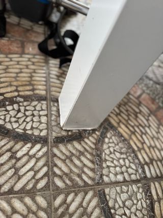 Mesa blanca de madera medidas 1.80x90