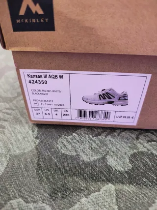 Zapatillas McKinley Kansas III AQB W Talla 37