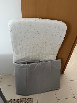 Cuna de viaje doble altura