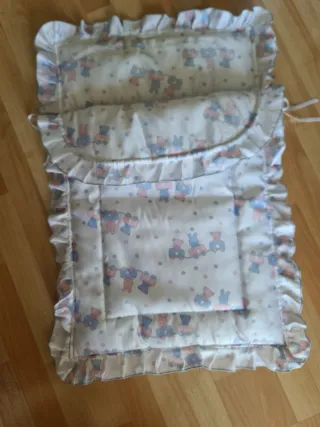 Lote ropa carrito/minicuna con ositos