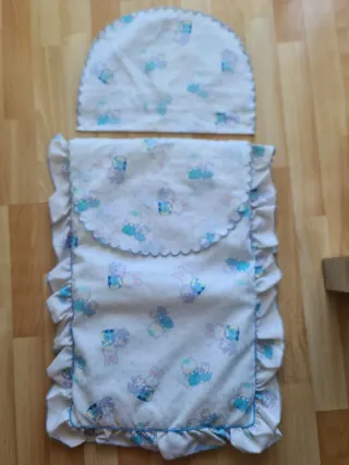 Lote ropa carrito/minicuna con ositos