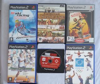 Lote 5 giochi PS2 + 1 PC