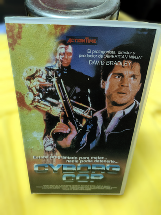 Lote 4 VHS: Blade, Jumanji, MIB, Cyborg Cop