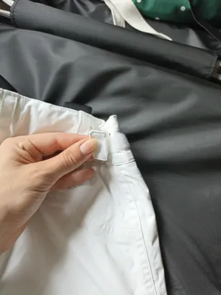 Pantalones de nieve niñ@ blancos con tirantes