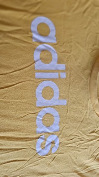 Camiseta Adidas Amarilla Talla XL