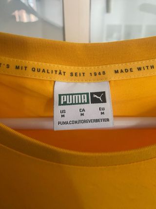 Maglietta Puma Gialla Nera Uomo